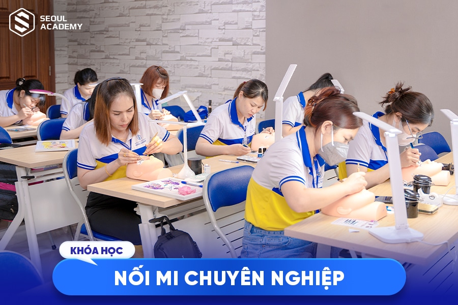 Lớp học thực hành tại Seoul Academy