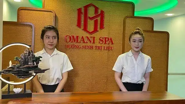 Spa gội đầu dưỡng sinh Omani không gian phong cách Nhật Bản mang lại cảm giác thoải mái, thư giãn khi đến làm đẹp tại đây.