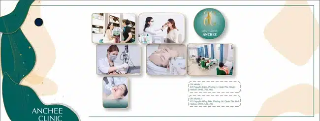 Anchee Spa & Clinic cung cấp các dịch vụ chăm sóc da phổ biến với đội ngũ kỹ thuật viên thân thiện, tận tình.