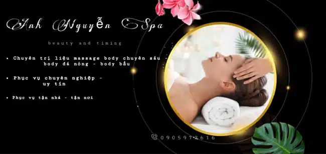 Anh Nguyễn Spa chuyên điều trị masage body chuyên sâu, phục vụ chuyên nghiệp và tận tâm.