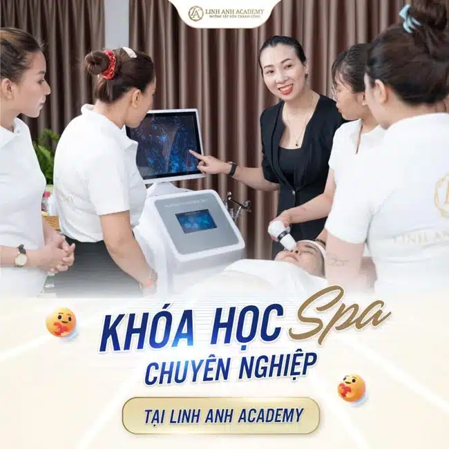 Thẩm Mỹ Viện Quốc Tế Linh Anh cam kết chỉ sau 3 tháng đào tạo, học viên có thể tự tin đi xin việc ở bất cứ đâu.