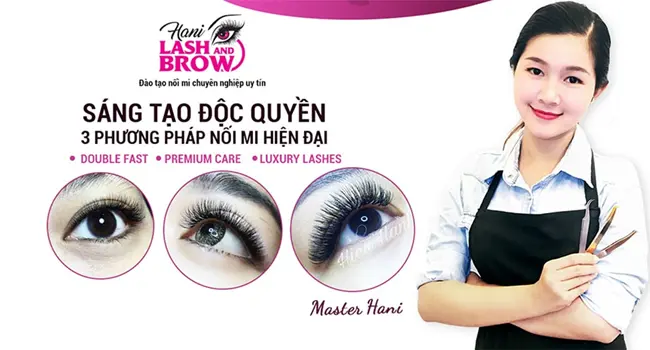 Trung tâm sở hữu 27 mẫu mi nối vô cùng hiện đại. | Nguồn: Trung tâm dạy nối mi Hani Lash & Brow