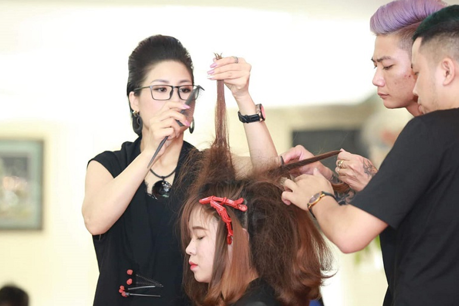 Trường đào tạo nghề cắt tóc chuyên nghiệp Thanh Ngọc