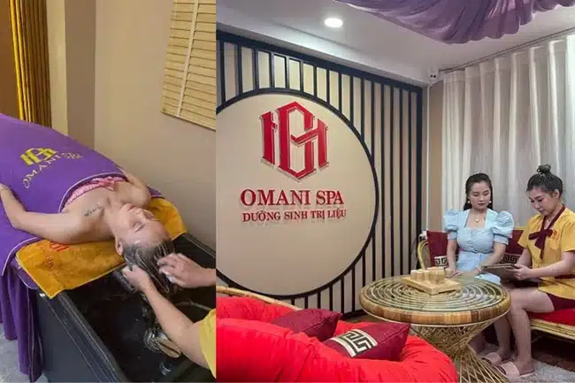 Trường đào tạo gội đầu dưỡng sinh Trung Hoá Omani Spa đào tạo chuyên sâu gội đầu dưỡng sinh kết hợp massage, bấm huyệt thông kinh lạc.