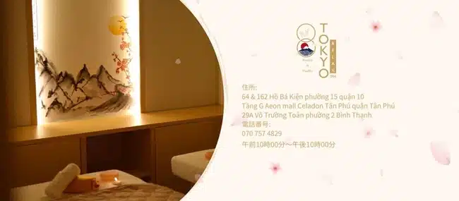 Tokyo Relax Spa mang đến liệu trình điều trị tỉ mỉ và kỹ lưỡng theo phong cách truyền thống Nhật Bản.