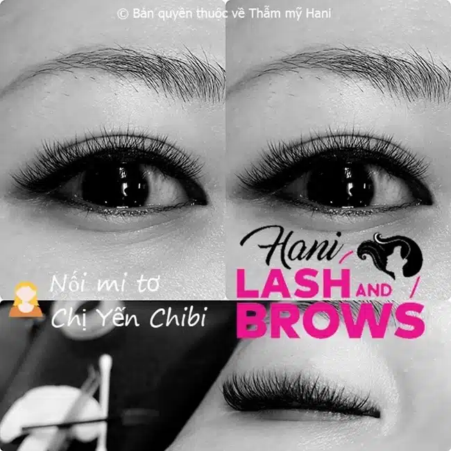 Trung tâm Nối Mi Hani Lash & Brow cung cấp đa dạng các dịch vụ nối mi và dịch vụ thiết kế riêng dáng mi theo ý khách.