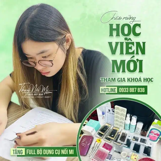 Nối Mi Thuỷ không ngừng nỗ lực mang đến cho học viên những kiến thức và kỹ năng nối mi chuyên nghiệp từ cơ bản đến nâng cao.