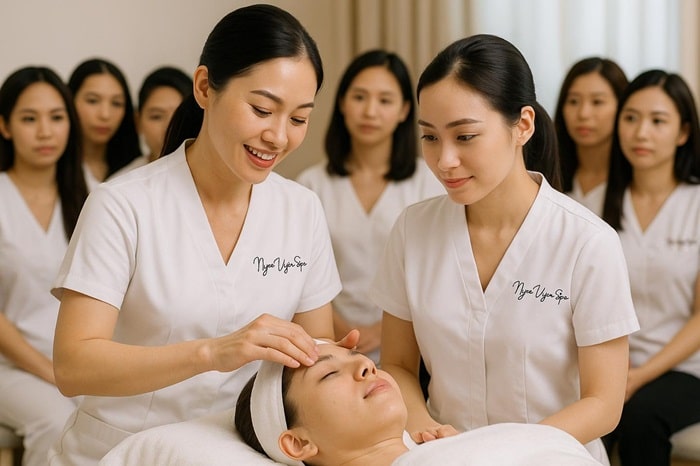 Ngọc Uyên Spa địa điểm làm đẹp đáng tin cậy với nhiều dịch vụ chăm sóc sắc đẹp hiện đại.
