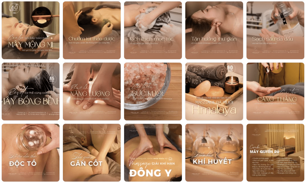 Dịch vụ tại Spa