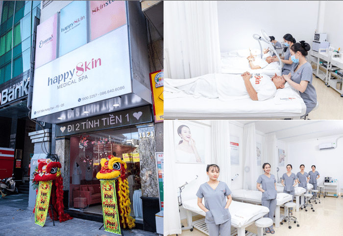Happy Skin Medical Spa chăm sóc da khoa học bởi các chuyên gia có nhiều năm kinh nghiệm trong lĩnh vực làm đẹp.
