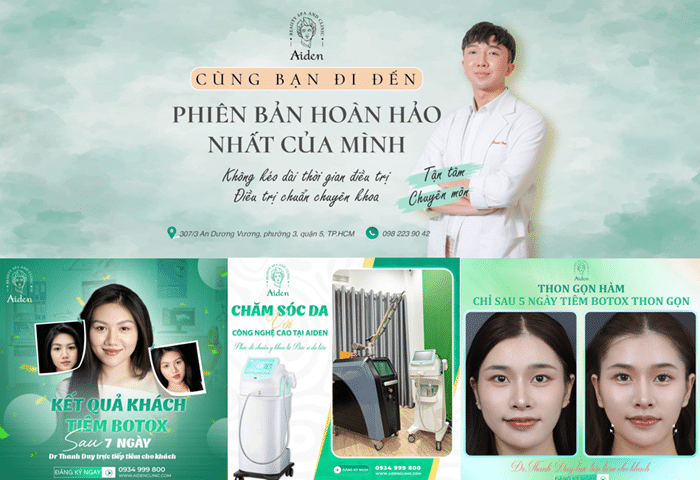 Aiden Beauty Spa & Clinic cung cấp quy trình làm đẹp hiệu quả với nhiều chương trình ưu đãi cho khách hàng.
