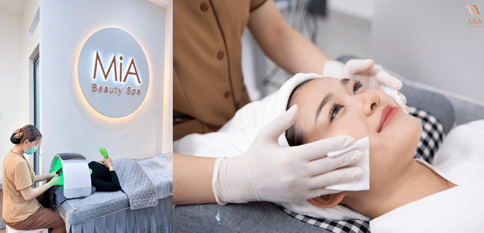 MiA Beauty Spa chuyên chăm sóc da và điều trị mụn tận gốc.