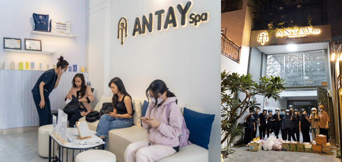 AnTay Spa mang đến một loạt dịch vụ làm đẹp đa dạng thu hút đông đảo khách hàng.