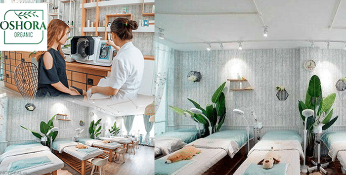 Oshora Organic Clinic & Spa đa dạng các dịch vụ làm đẹp với không gian hiện đại, sang trọng, phong cách phục vụ chuyên nghiệp.