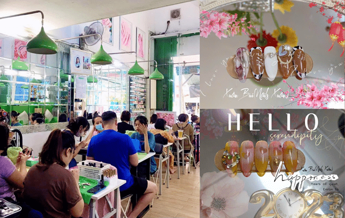 Trung tâm Nails Xuân thường xuyên mở các lớp đào tạo học viên với kiến thức theo chuẩn Giáo trình Fol.