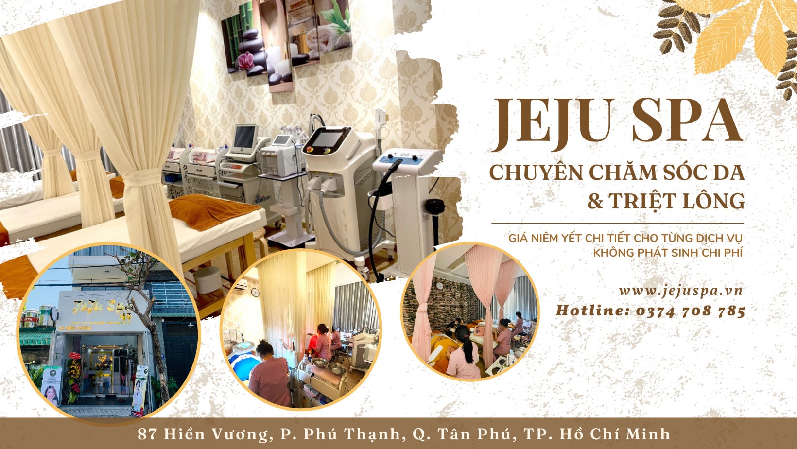 JEJU SPA chăm sóc da và triệt lông chuyên nghiệp