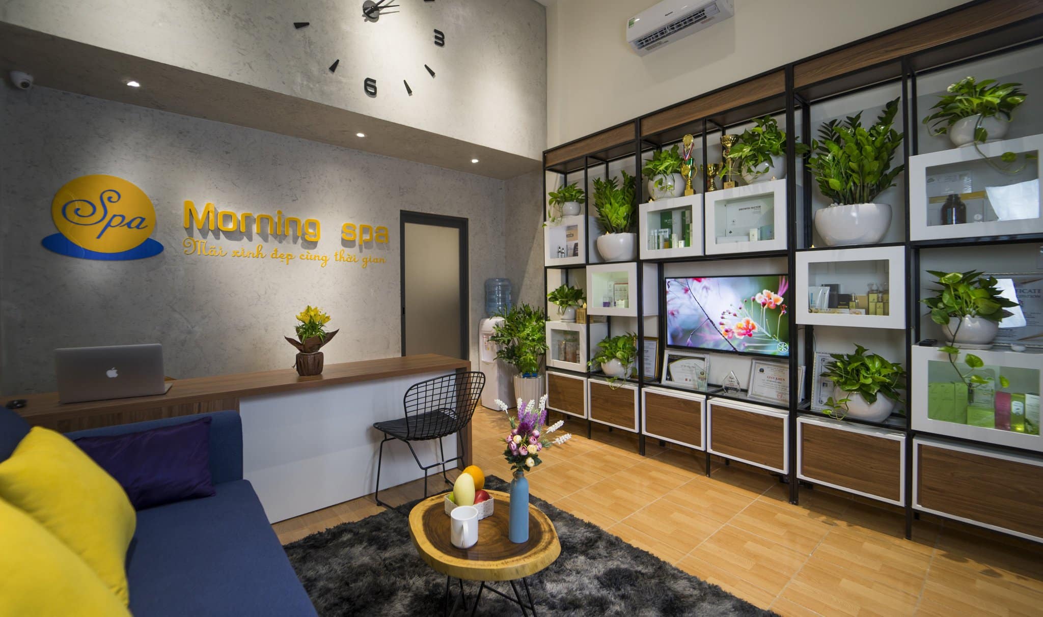 Morning Spa ứng dụng trang thiết bị hiện đại rút ngắn thời gian làm đẹp và tăng hiệu quả làm đẹp nhanh chóng.