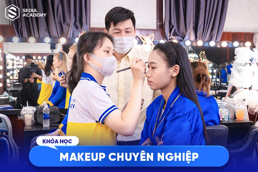 Học viện trang điểm Quốc tế Seoul Academy dạy trang điểm với chương trình đào tạo được chứng nhận tiêu chuẩn quốc tế
