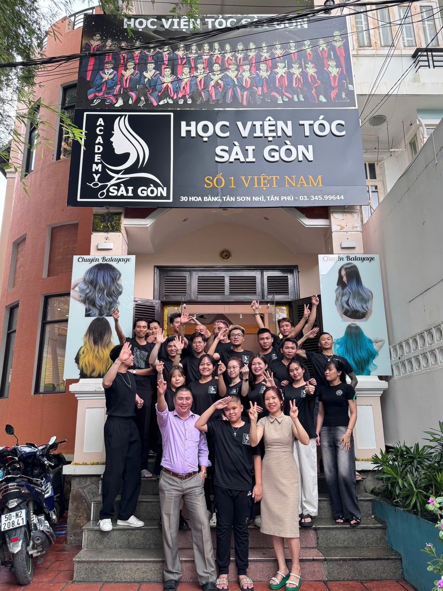 Học viện tóc Sài Gòn, trung tâm đào tạo tóc hàng đầu TPHCM