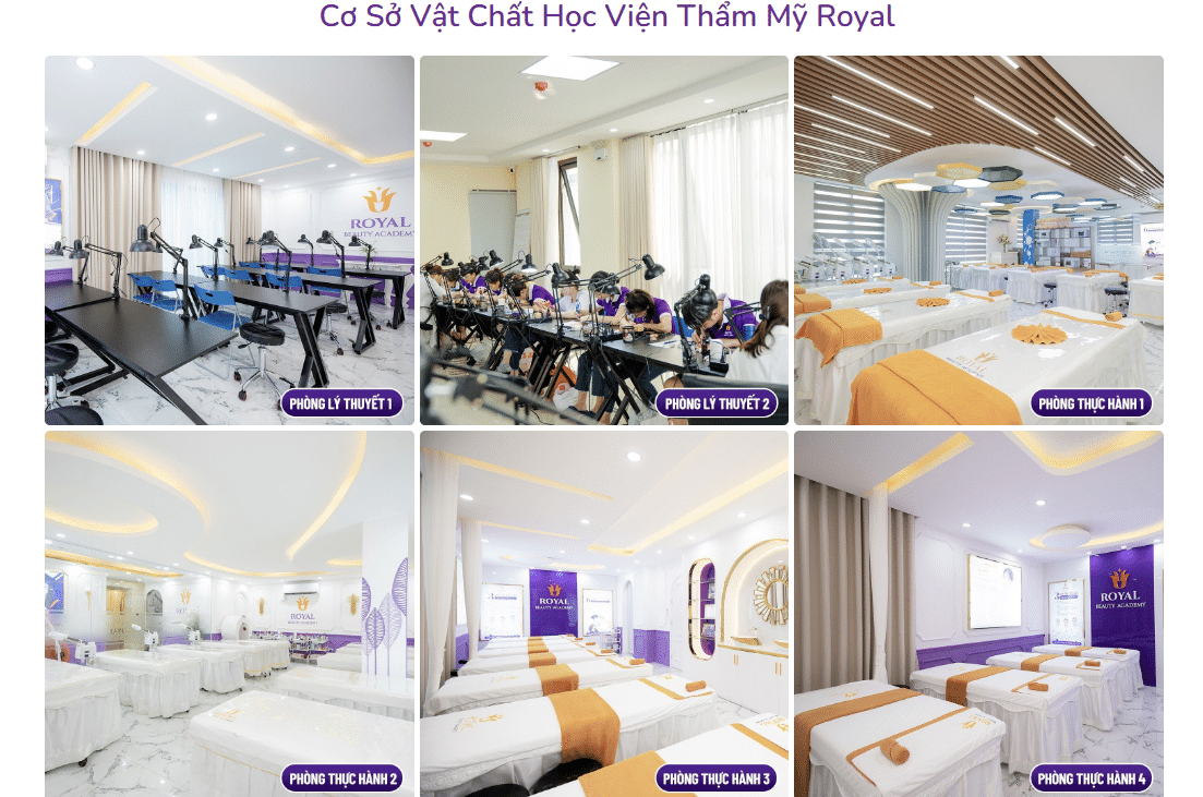 Cơ sở vật chất tại Royal 