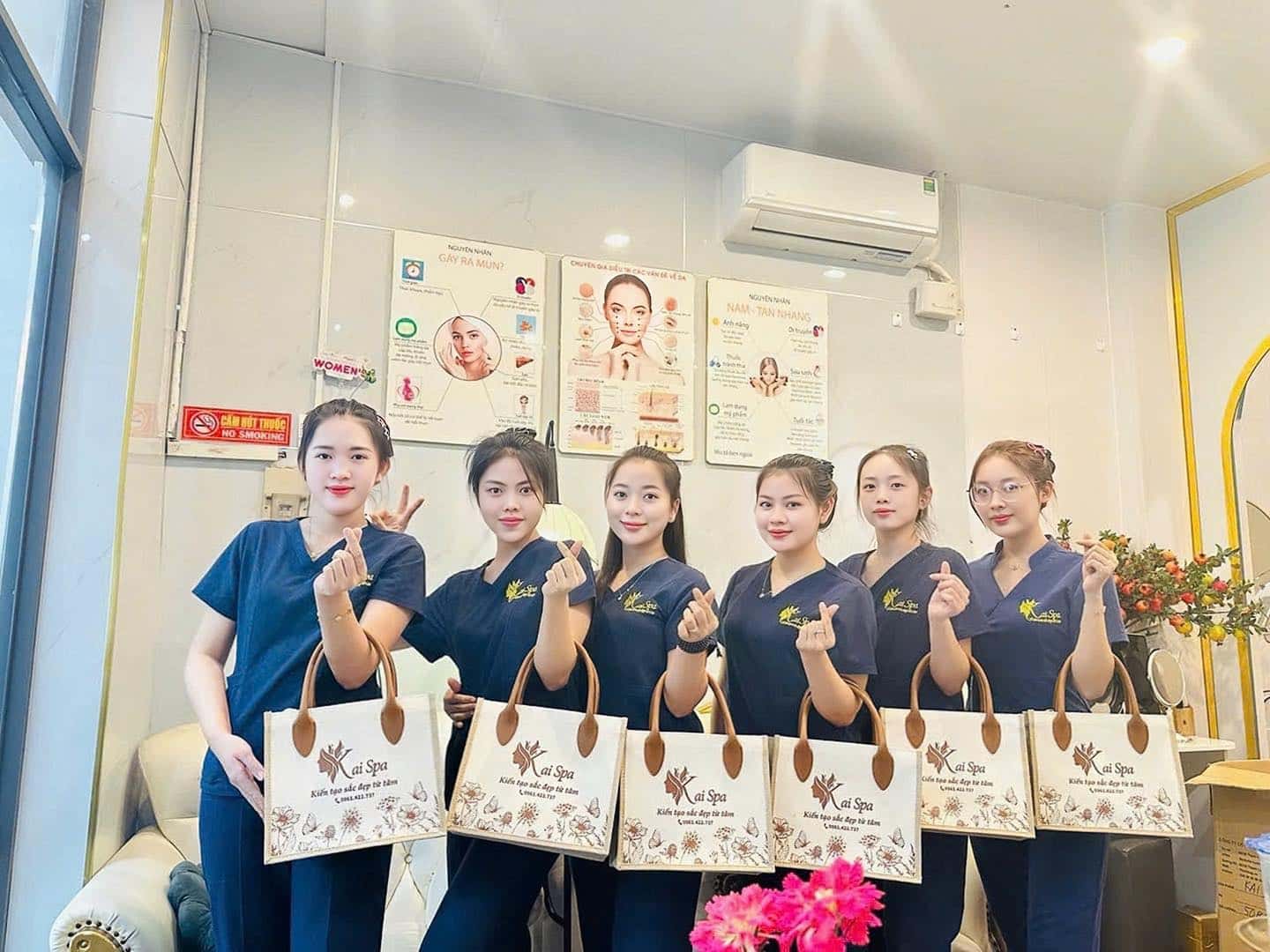 Đội ngũ nhân viên tại Kai Spa