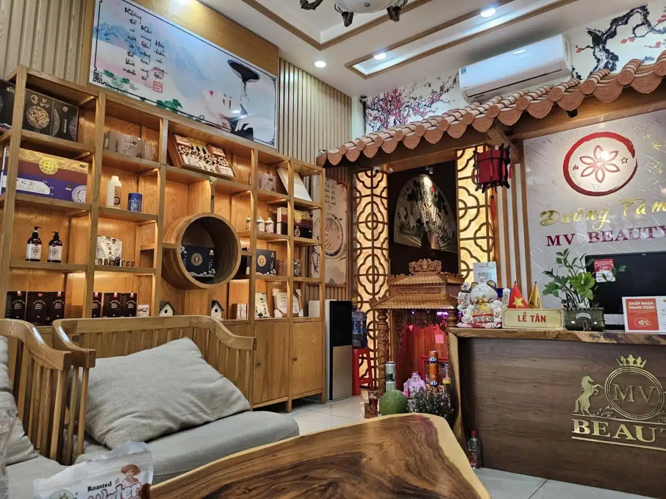 Không gian tại Spa Dưỡng Tâm care