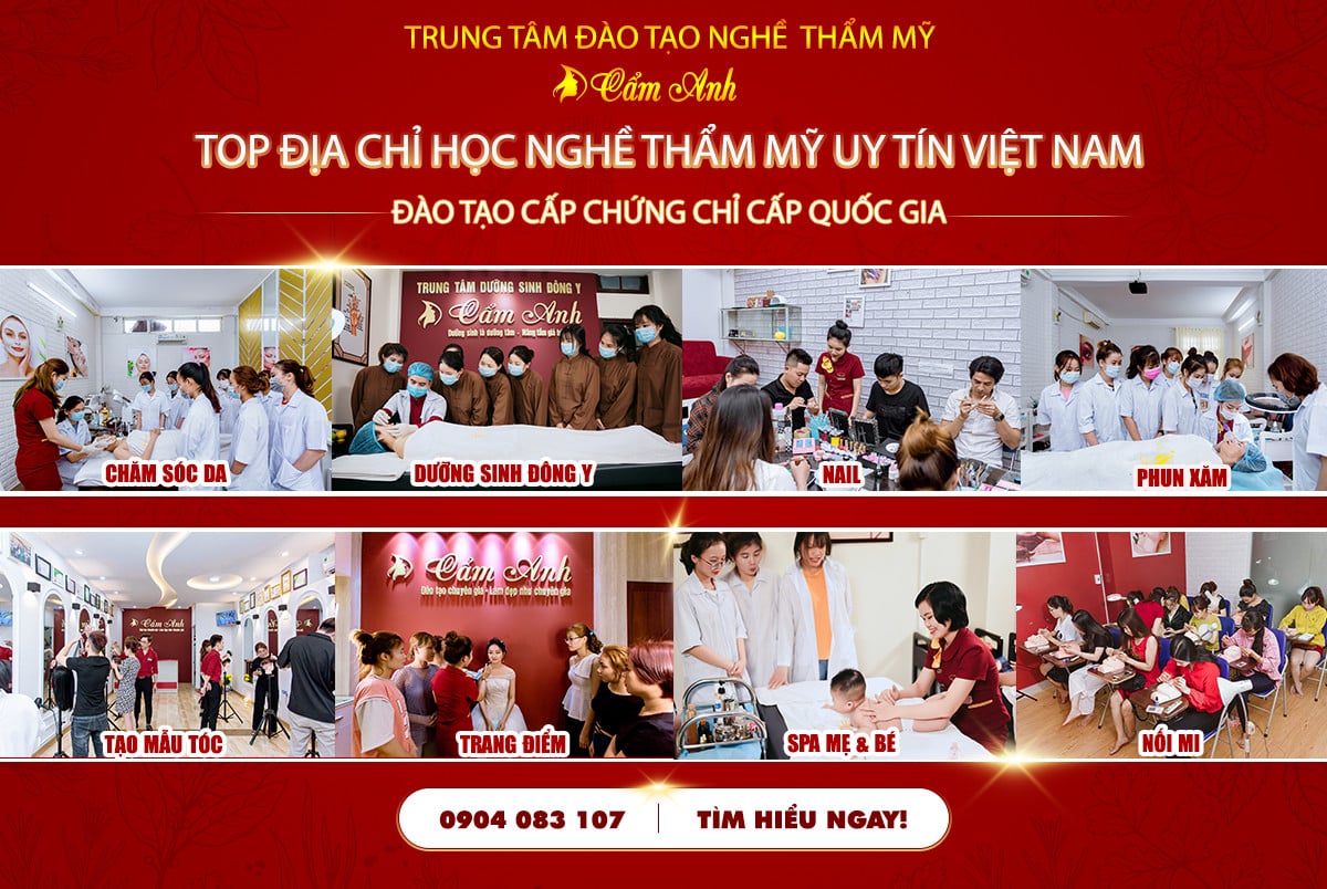 Học viện dạy nghề tóc Cẩm Anh đã đào tạo thành công cho hơn 4000 học viên có tay nghề cao và chất lượng.