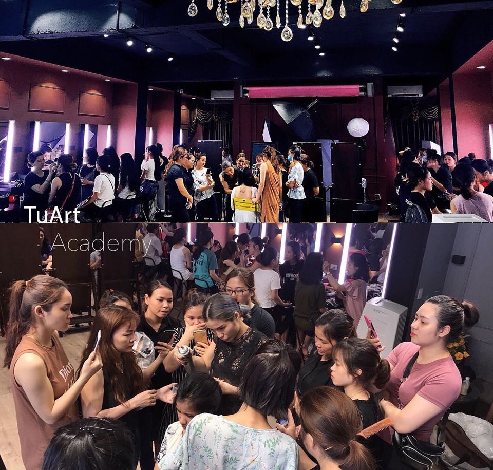 Khóa học trang điểm tại TuArt Academy đào tạo từ những kỹ năng mềm đến kỹ năng chuyên môn nâng cao.